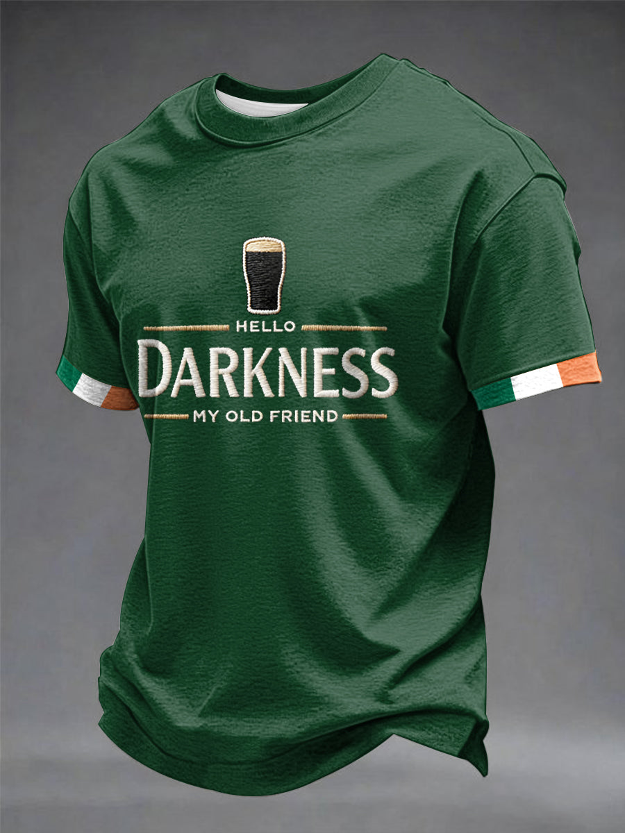 Camiseta Hola oscuridad de los hombres mi viejo amigo