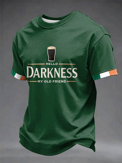 Camiseta Hola oscuridad de los hombres mi viejo amigo