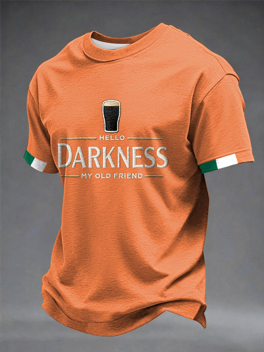 Camiseta Hola oscuridad de los hombres mi viejo amigo