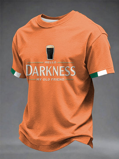 Camiseta Hola oscuridad de los hombres mi viejo amigo