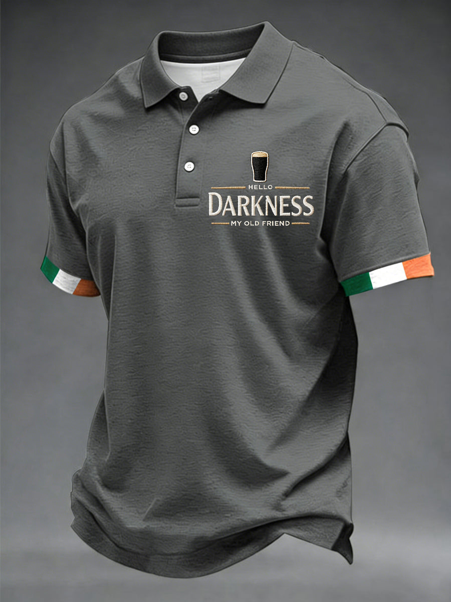 Camisa Hello Darkness My Old Friend para hombre