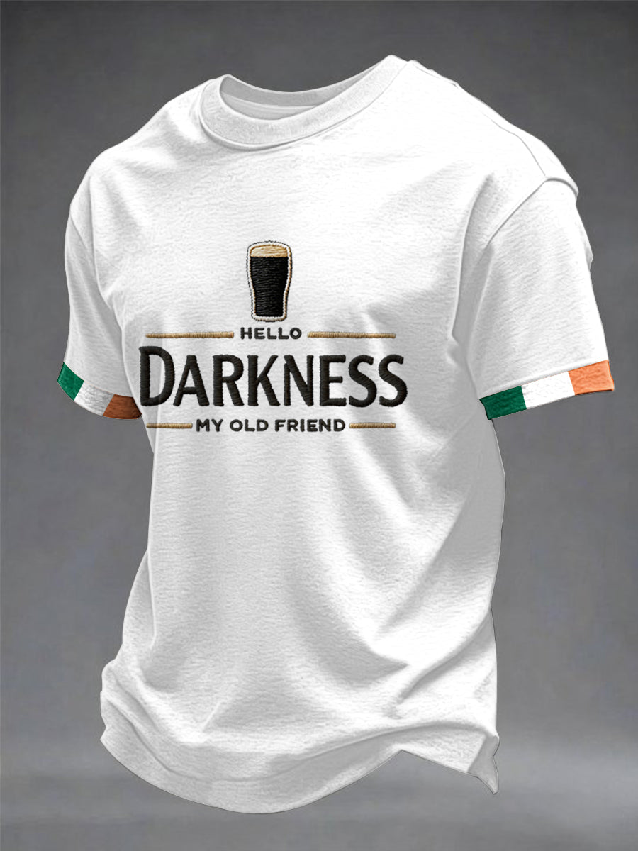 Camiseta Hola oscuridad de los hombres mi viejo amigo