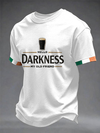 Camiseta Hola oscuridad de los hombres mi viejo amigo