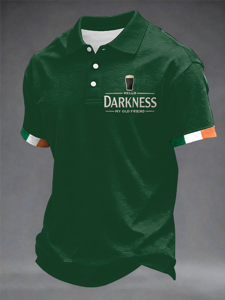 Camisa Hello Darkness My Old Friend para hombre
