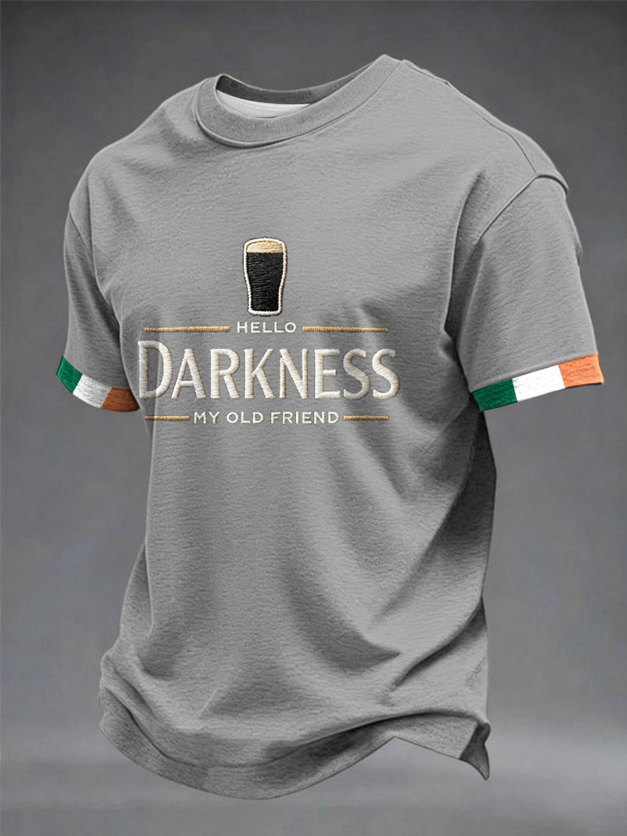 Camiseta Hola oscuridad de los hombres mi viejo amigo