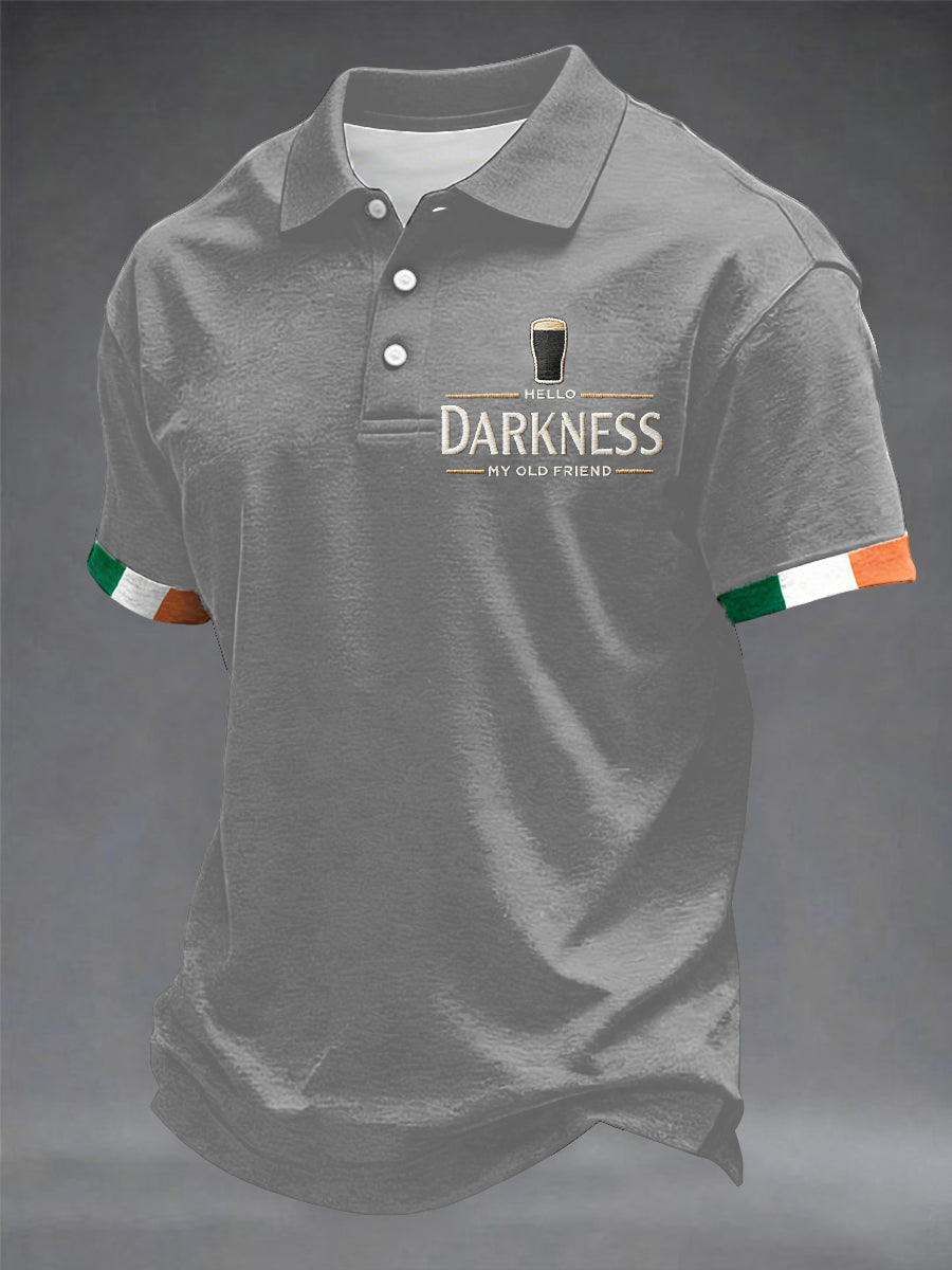 Camisa Hello Darkness My Old Friend para hombre