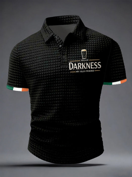 Camisa de manga corta Hello Darkness My Old Friend para hombre