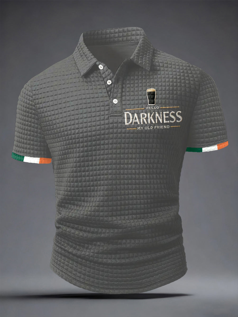 Camisa de manga corta Hello Darkness My Old Friend para hombre