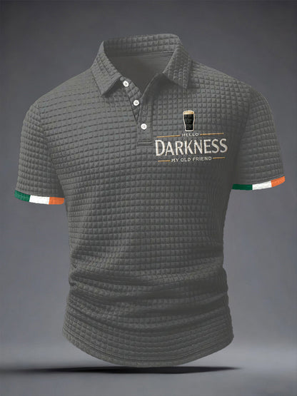 Camisa de manga corta Hello Darkness My Old Friend para hombre