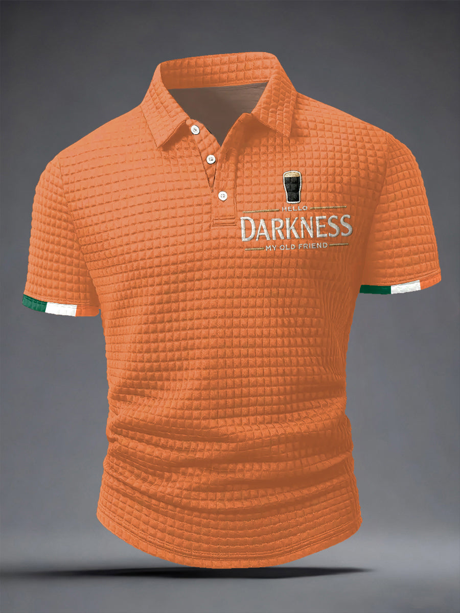Camisa de manga corta Hello Darkness My Old Friend para hombre