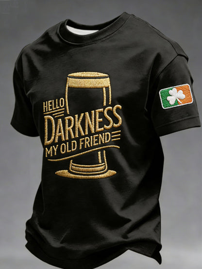 Camiseta Hola oscuridad de los hombres mi viejo amigo