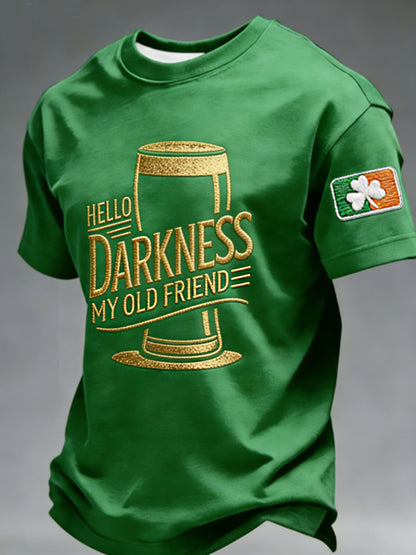 Camiseta Hola oscuridad de los hombres mi viejo amigo
