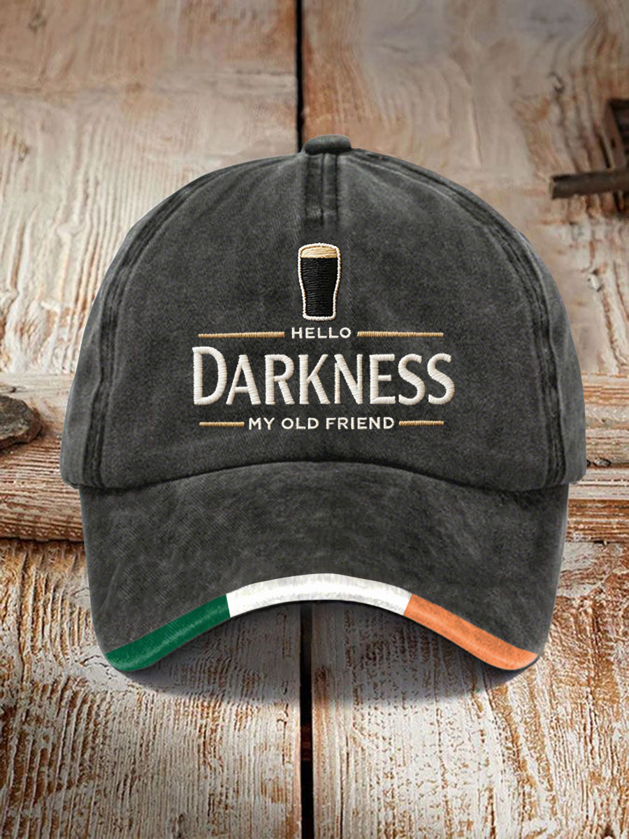 Gorra unisex con estampado Hello Darkness My Old Friend