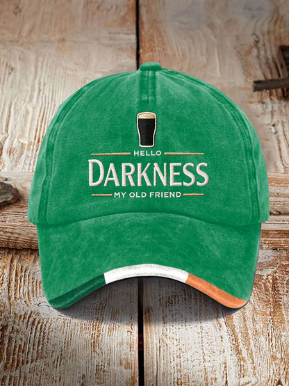 Gorra unisex con estampado Hello Darkness My Old Friend