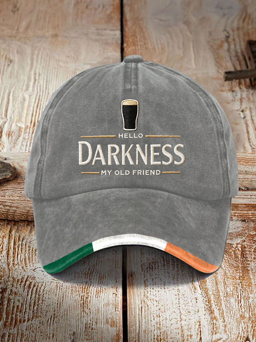Gorra unisex con estampado Hello Darkness My Old Friend