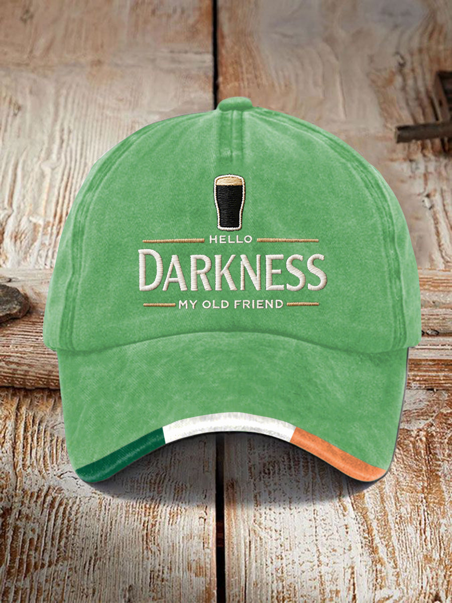 Gorra unisex con estampado Hello Darkness My Old Friend