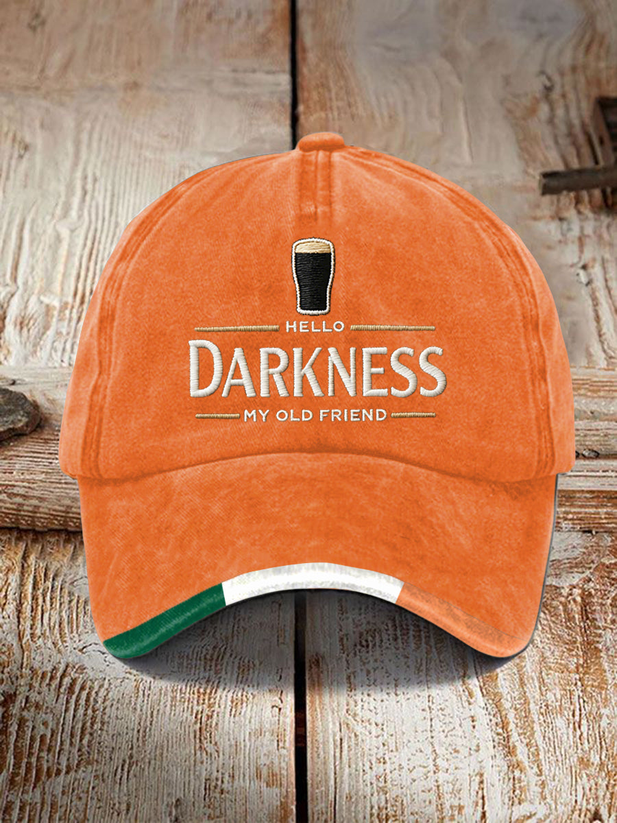 Gorra unisex con estampado Hello Darkness My Old Friend