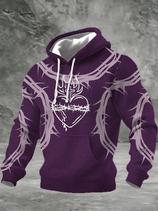 Sudadera con estampado de Semana Santa para hombre
