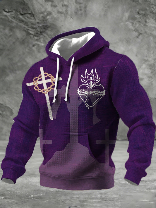Sudadera con estampado de Semana Santa para hombre