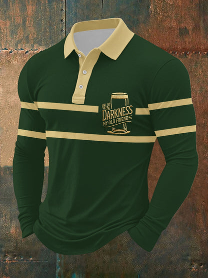 Hello Darkness My Old Friend Camiseta de manga larga para hombre