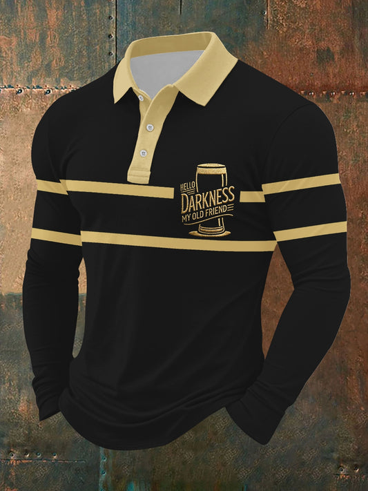 Hello Darkness My Old Friend Camiseta de manga larga para hombre