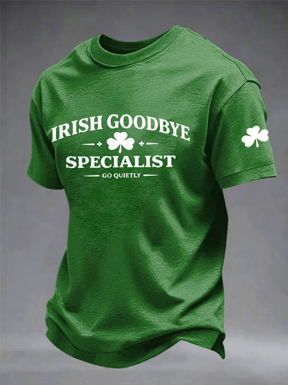 Camiseta casual impresa del día de San Patricio de los hombres