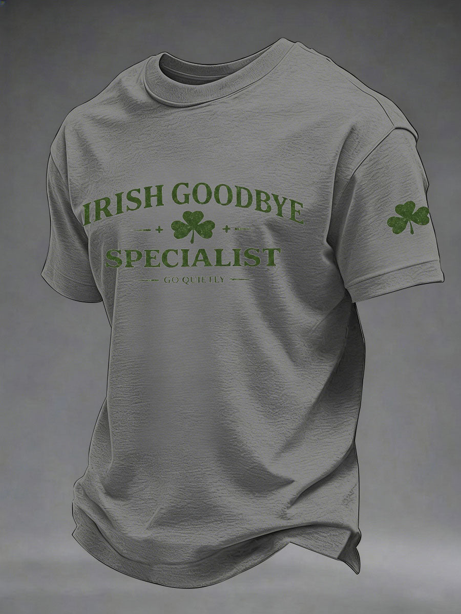 Camiseta casual impresa del día de San Patricio de los hombres