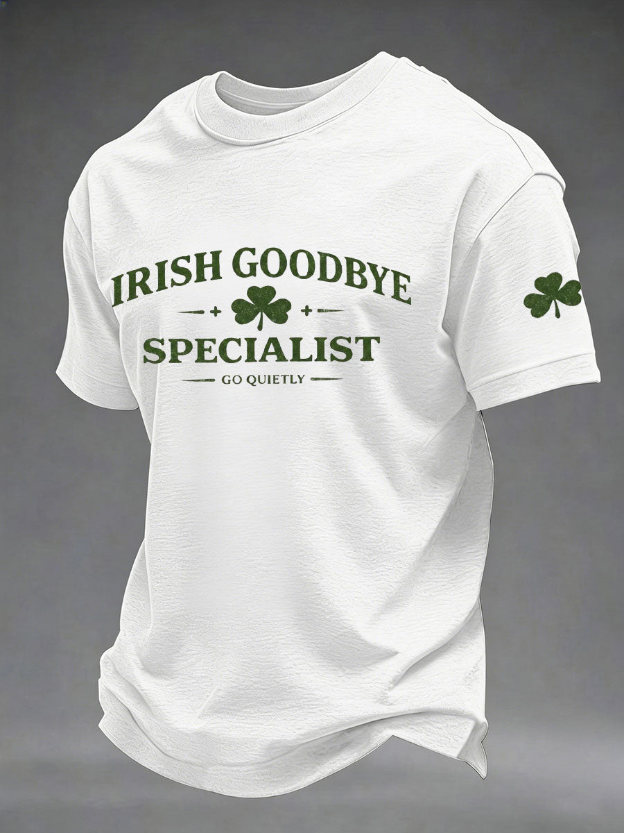 Camiseta casual impresa del día de San Patricio de los hombres