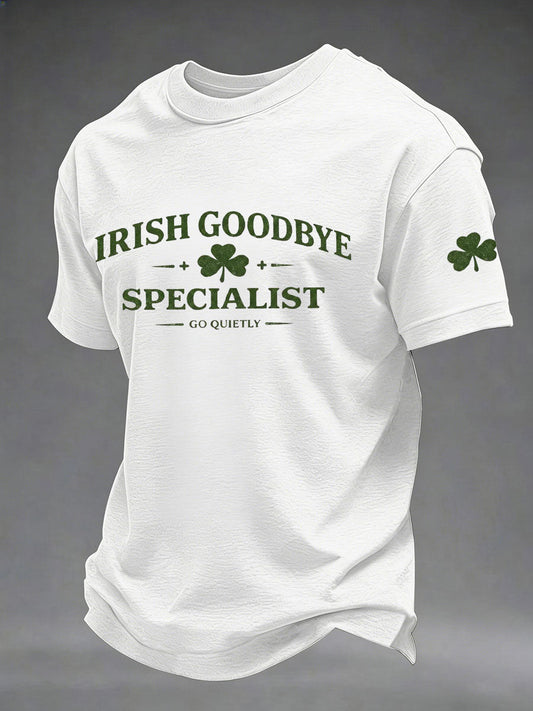 Camiseta casual impresa del día de San Patricio de los hombres