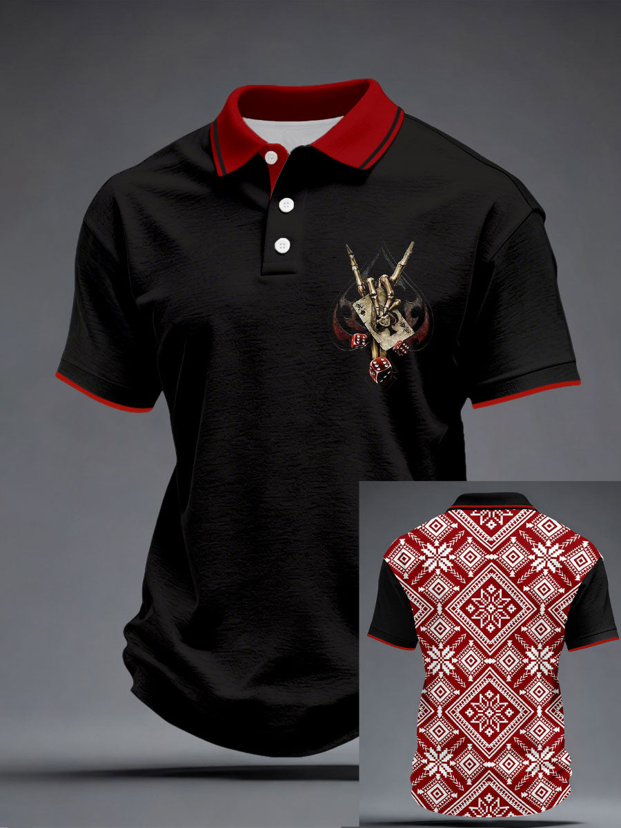 Camisas de Poker Ace of Spades para hombre