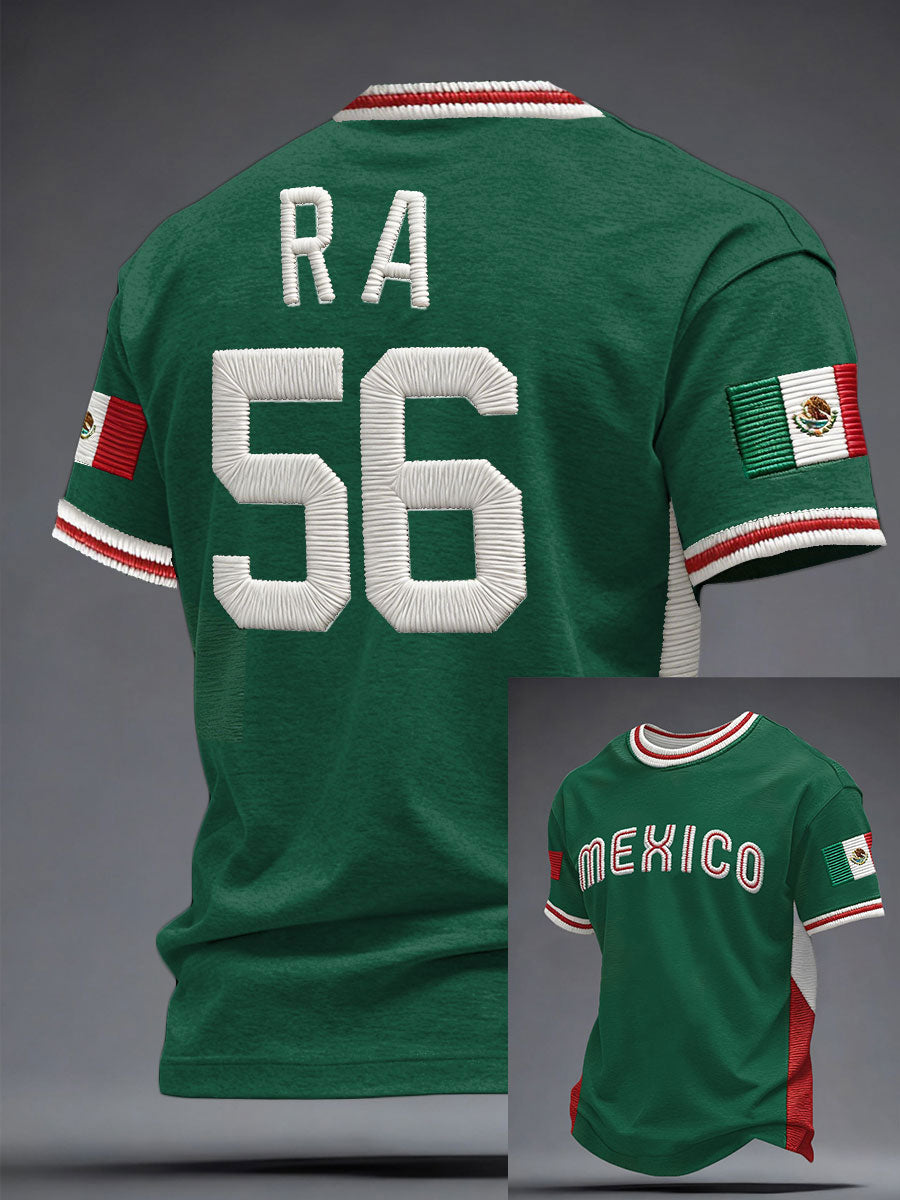 Camiseta estampada para hombre Mexico Baseball Lover