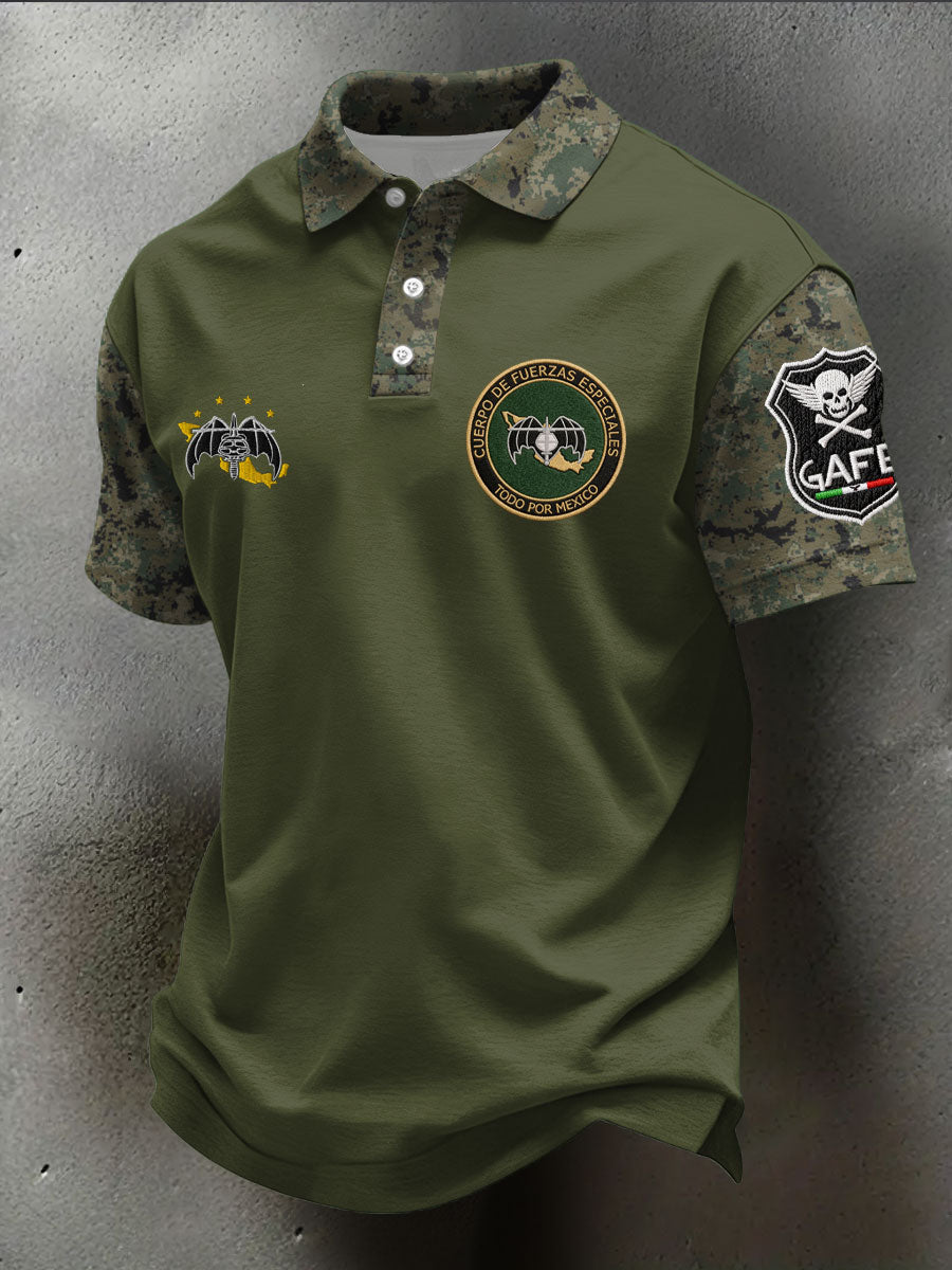 México GAFE veterano militar amante impreso Casual Tops