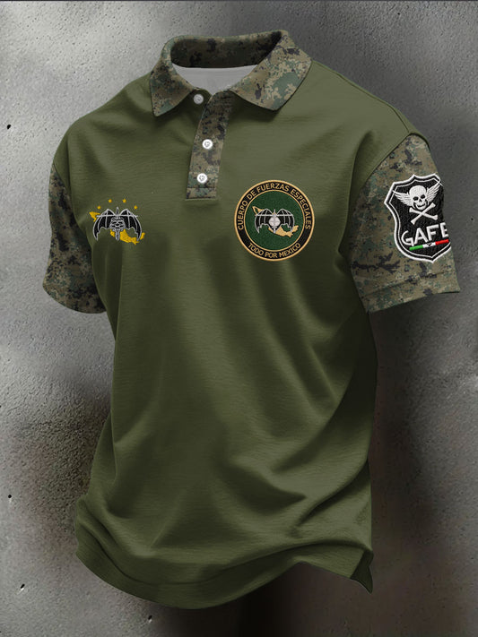 México GAFE veterano militar amante impreso Casual Tops