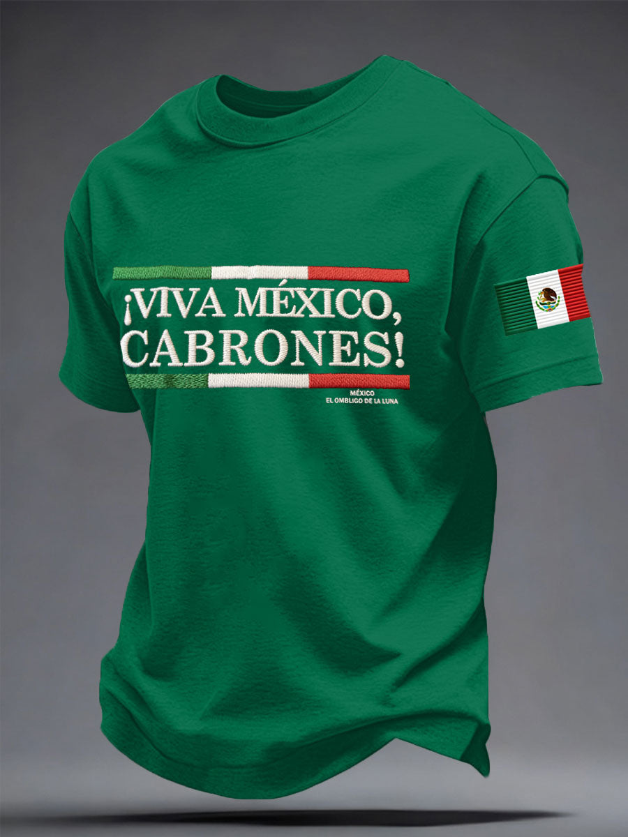 Camiseta estampada para hombres, amantes del béisbol mexicano
