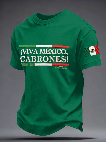 Camiseta estampada para hombres, amantes del béisbol mexicano