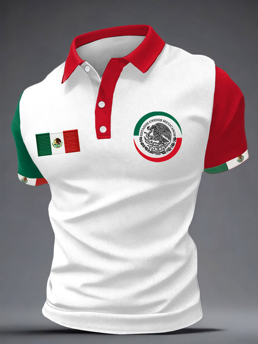 Amante del béisbol de México de los hombres Impreso Casual Tops