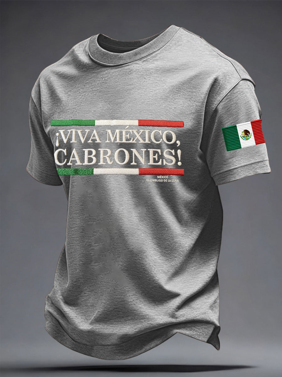 Camiseta estampada para hombres, amantes del béisbol mexicano