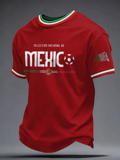 Camiseta estampada México Football Lover para hombre