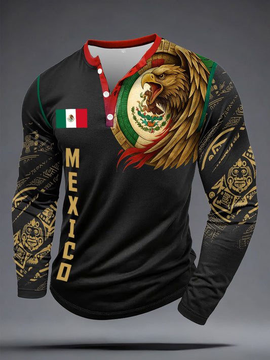 Camisetas casuales estampadas para amantes del fútbol mexicano, para hombre