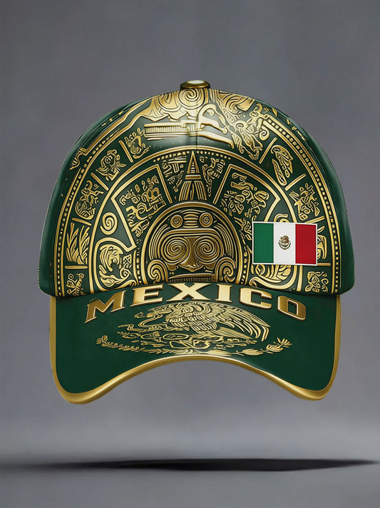 Sombrero impreso amante unisex del fútbol de México