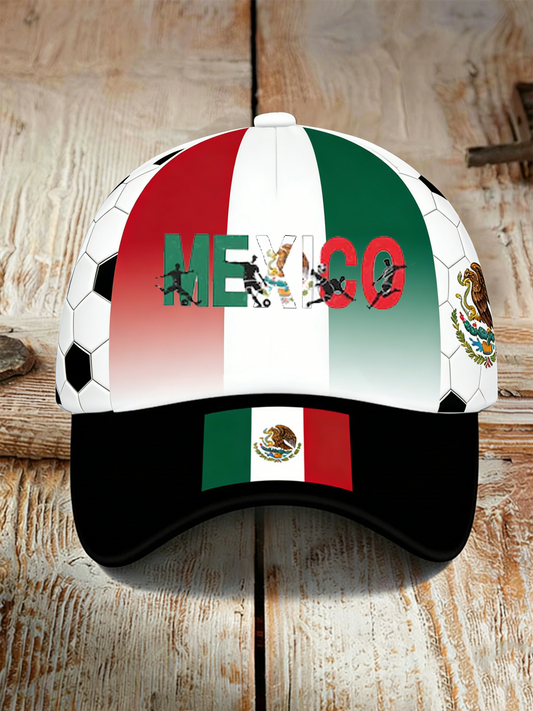 Sombrero unisex de la impresión del amante del béisbol de México