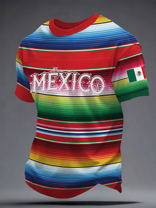 Camiseta estampada para hombre con diseño mexicano del Cinco de Mayo