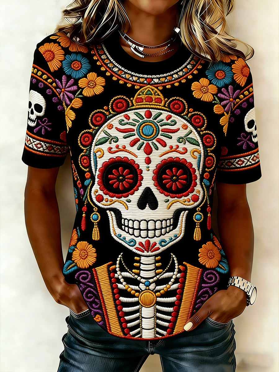 Camiseta mexicana de arte para mujeres del Cinco de Mayo