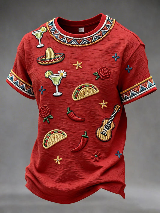 Camiseta casual Cinco de Mayo para hombre