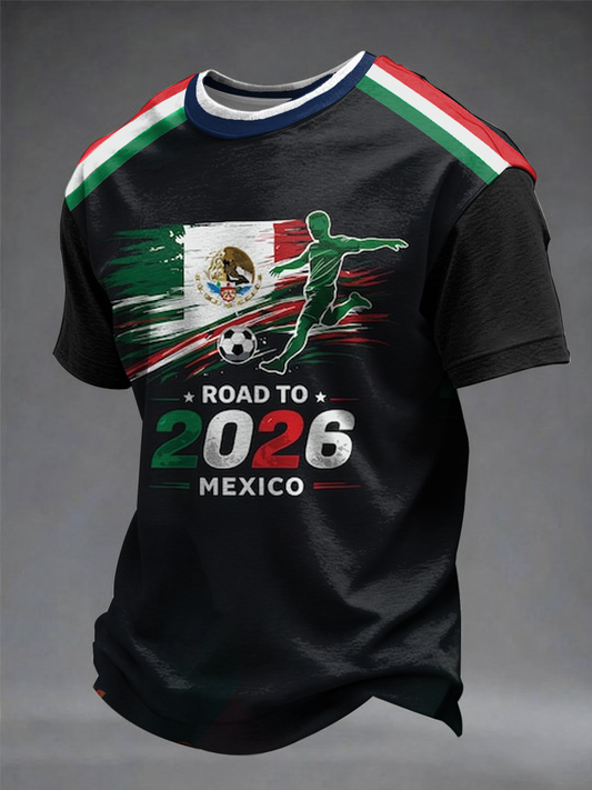 Camiseta manga corta México Baseball Lover Print para hombre