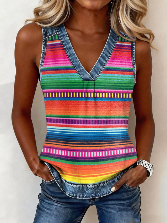 Chaleco casual de Cinco de Mayo para mujer