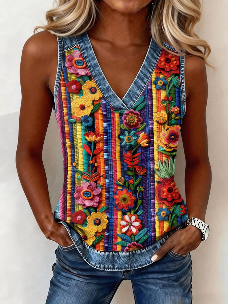Chaleco casual de Cinco de Mayo para mujer