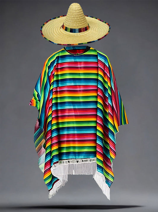 Poncho y Sombrero Set