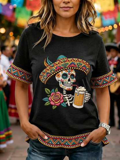 Camiseta Mujer May Fifth Festival Ruffle