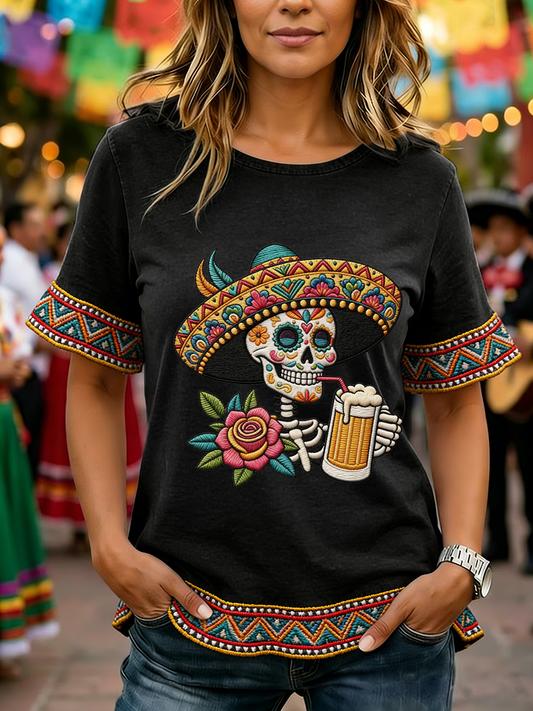 Camiseta Mujer May Fifth Festival Ruffle